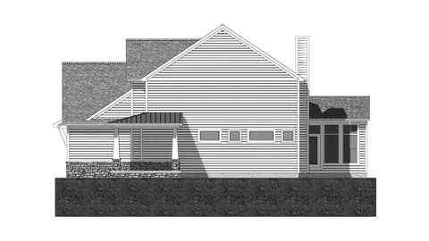 The Hollybrook house plan, exterior view 2